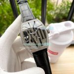 Replica Franck Muller Crazy Hours Diamond Bezel With Diamond Steel Case Men's Watch